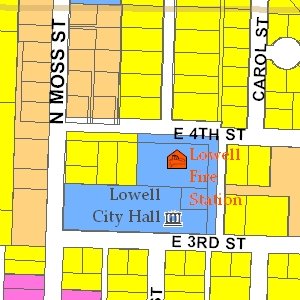 City Of Lowell Gis Lowell Maps | Lane Council Of Governments Oregon